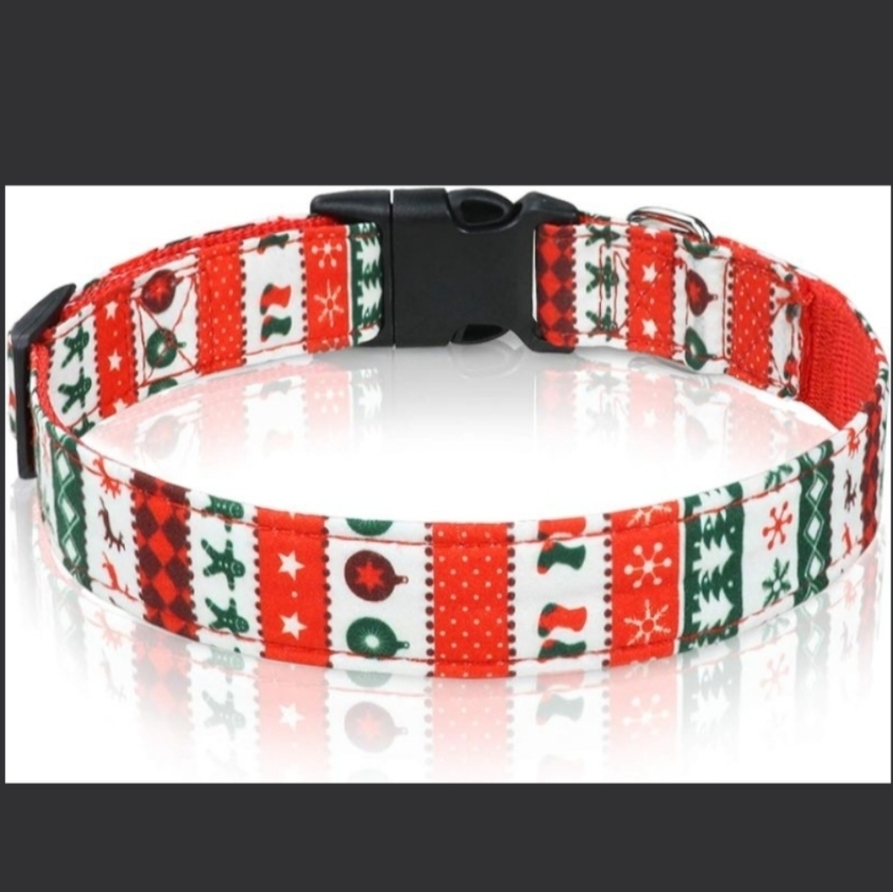 Taglory Christmas Holiday Dog Collar Size XS